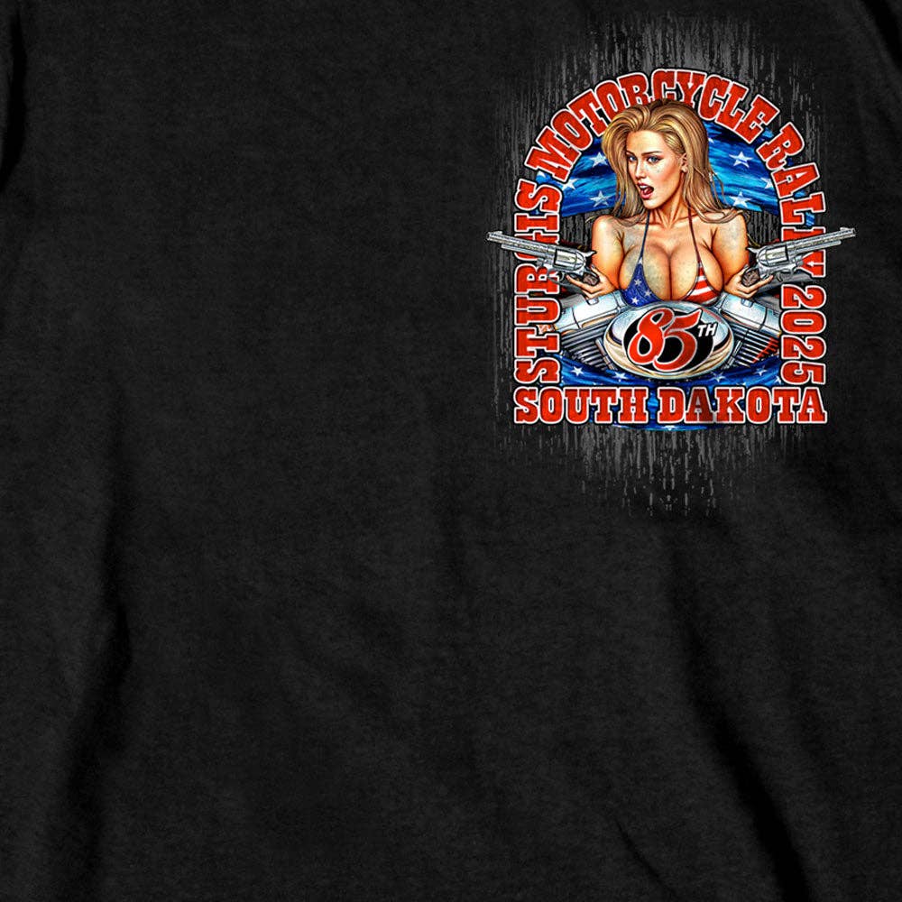 2025 STURGIS PIN UP MOTORCYCLE RALLY TSHIRT